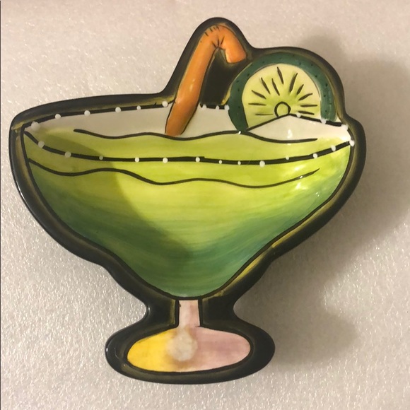 Vintage Clay Art lemon soda dish / bowl- ceramic - Picture 3 of 16